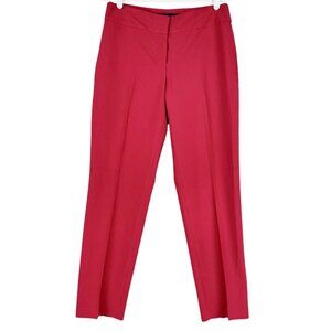 Black Label by Evan Picone Women's Red Stretch Mid Rise Dress Pants Size 4 NWT